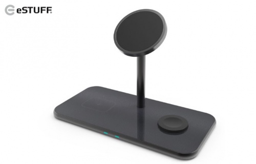 eSTUFF 3in1 Magnetic Wireless Desktop Charger